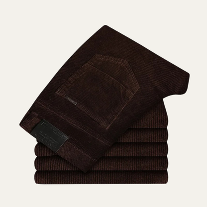 Men's Slim Fit Corduroy Pants