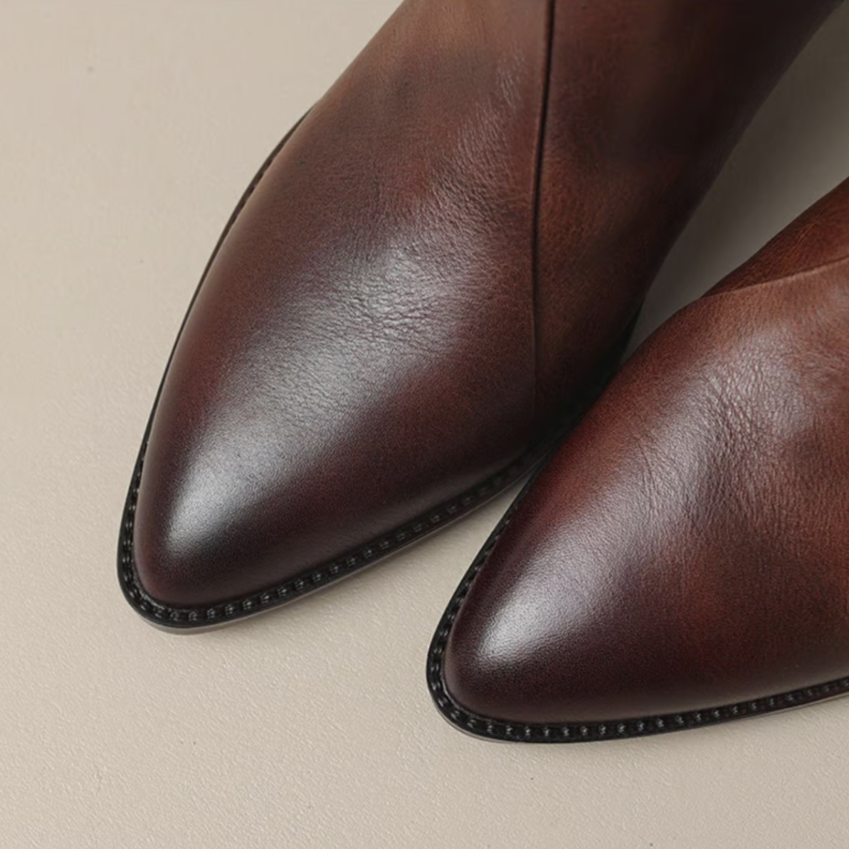 Women's Ankle Boots Leather Black