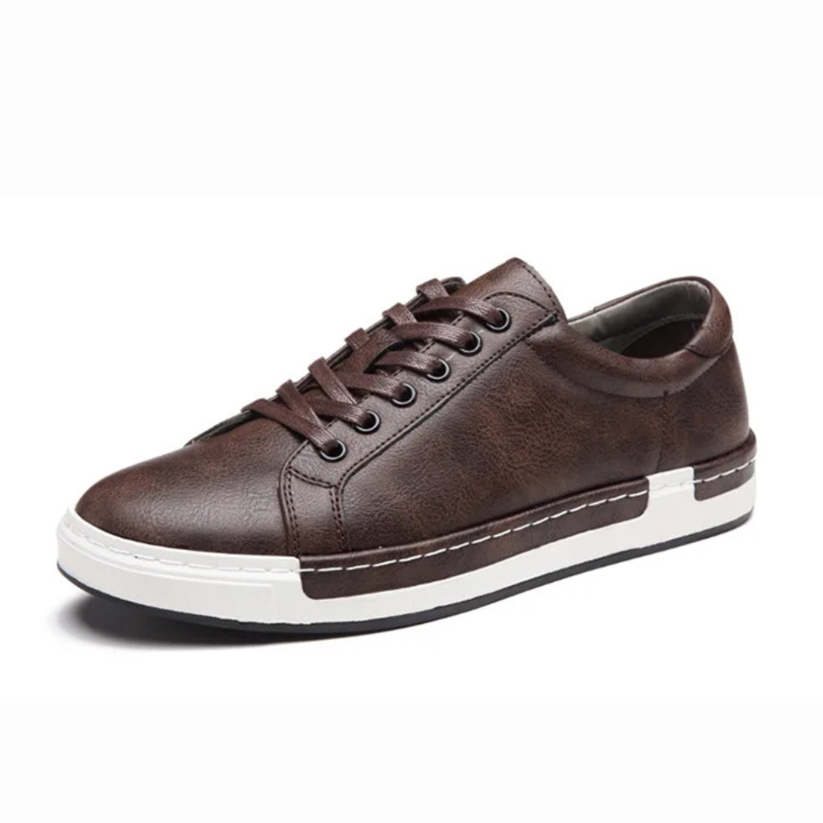 Men's Classic Lace Up Leather Shoes Brown