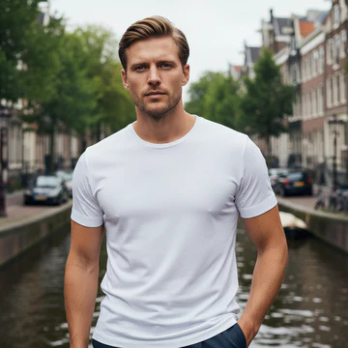 Wentworth Men's Cotton Crew Neck T Shirt Soft Touch