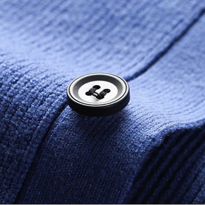 Men's Knit Waistcoat Smart Button Closure