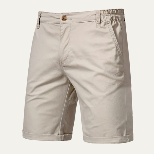 Men's Cotton Flat Front Shorts - Fashinoza