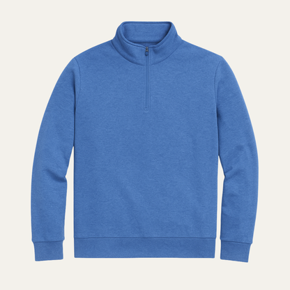 Men's Fleece Half Zip Turtleneck Sweater - Fashinoza