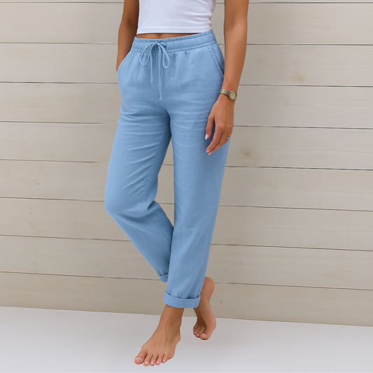 Women's Drawstring Jogger Pants - Fashinoza