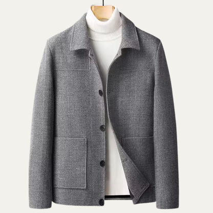 Winslow Men's Herringbone Jacket Thick Warm Outerwear