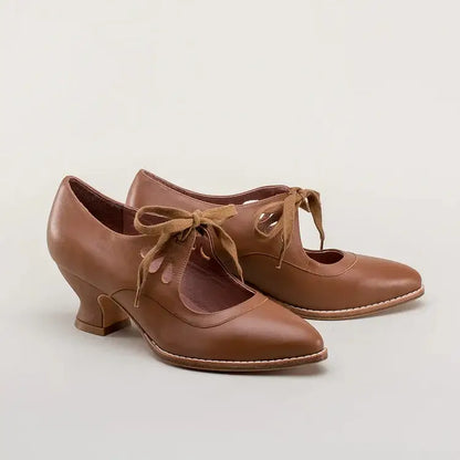 Women's Lace Up Cut Out Heels