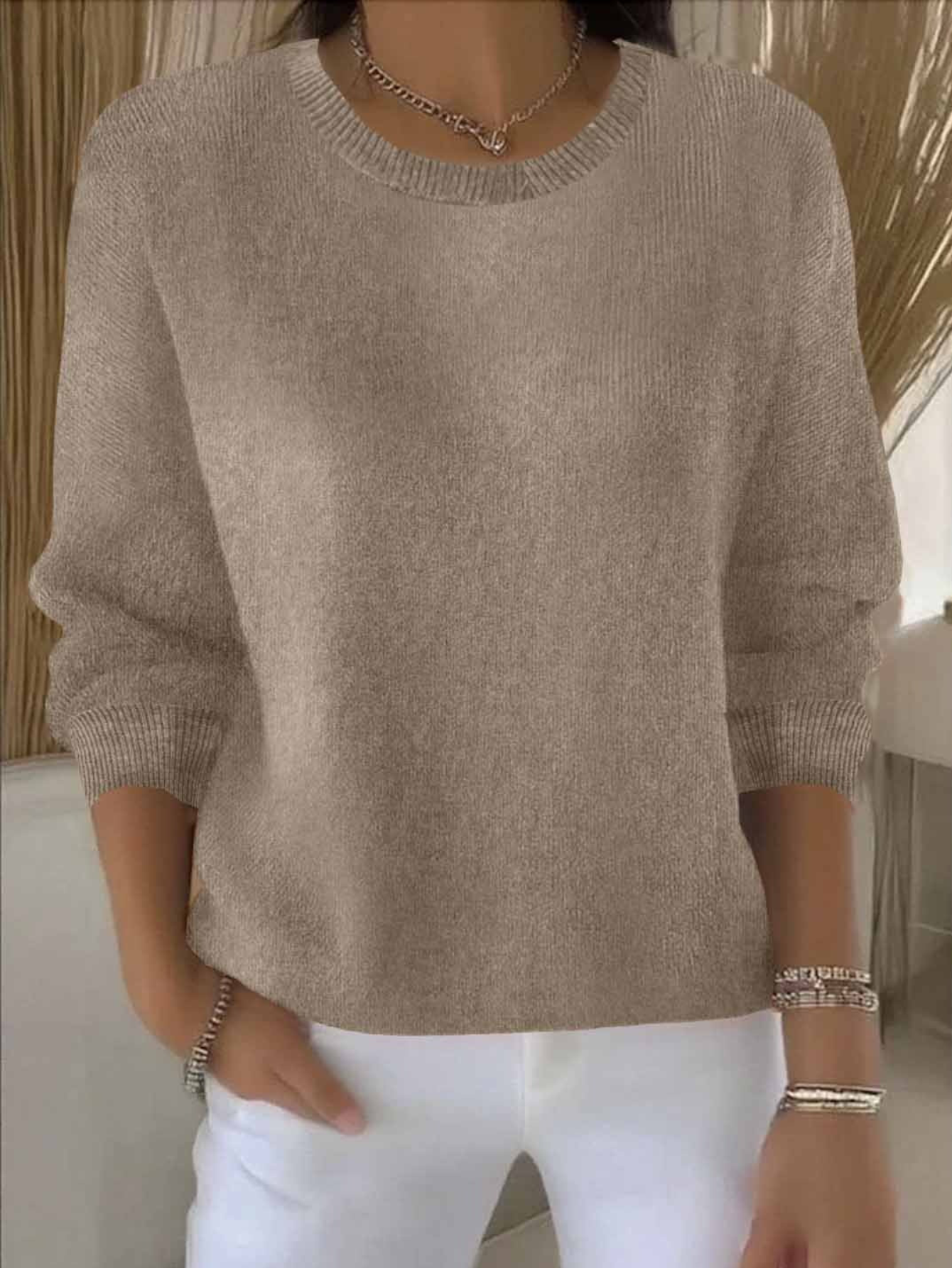 Women's Soft Fine-Knit Sweater