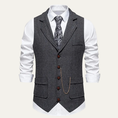 Men's Classic Tweed Gilet