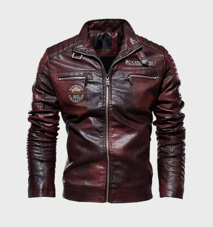 Men's Leather Jacket Bold Timeless Edge Style
