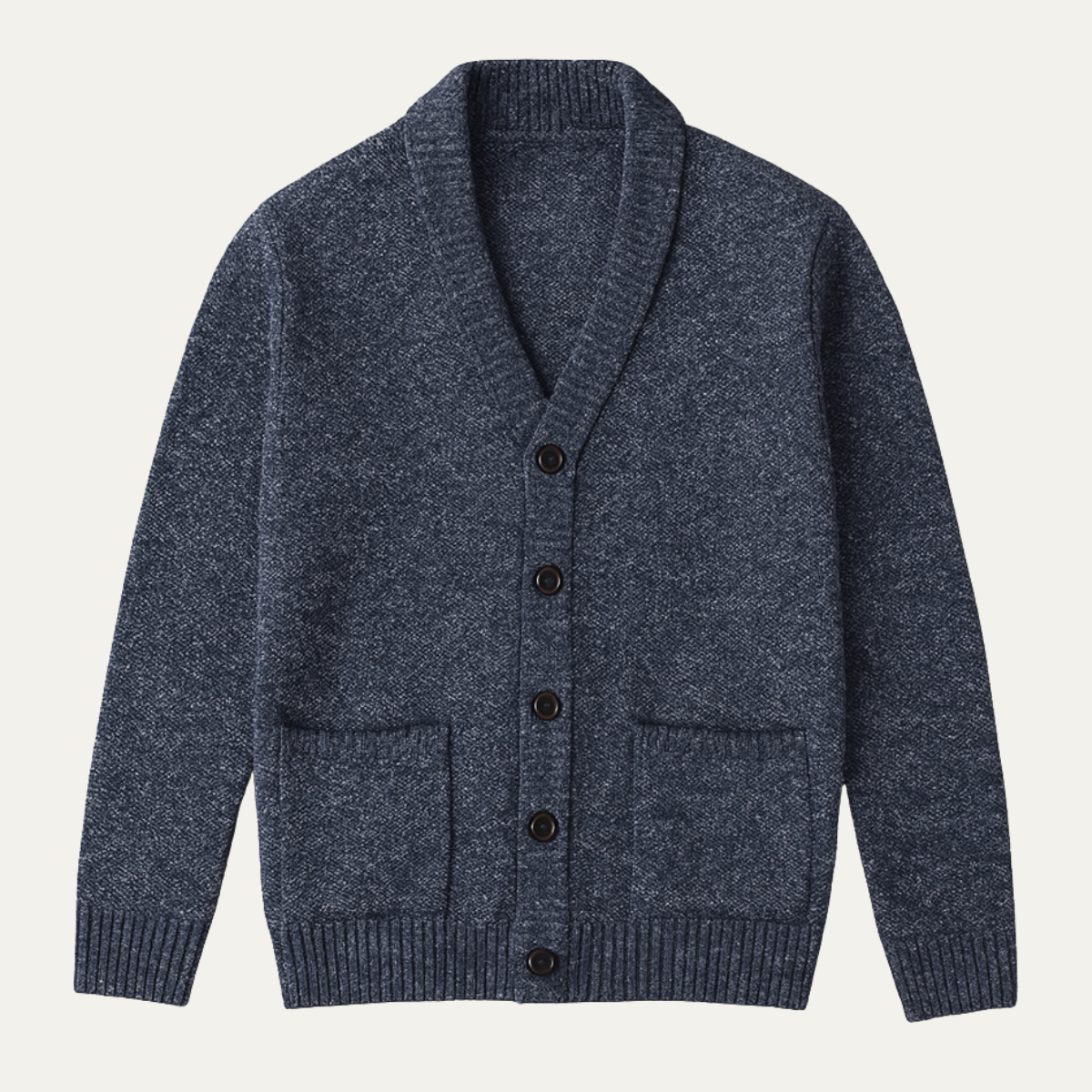 Peschiera Men's V Neck Cardigan Knitted Casual - Fashinoza