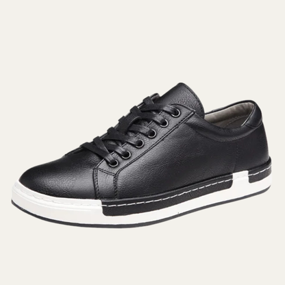Men's Classic Lace Up Leather Shoes Brown - Fashinoza