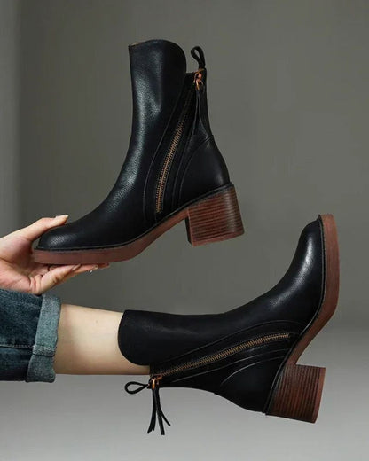 Elegant Women's Ankle Boots - Fashinoza