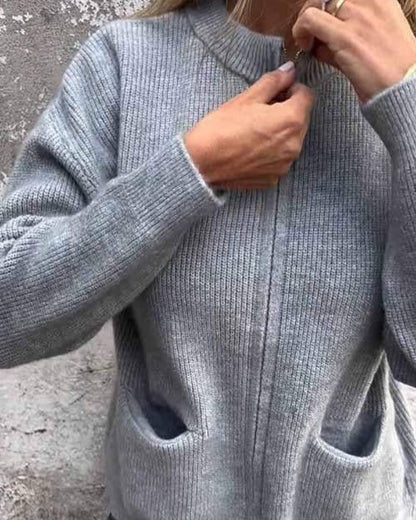 Women's Round Neck Cardigan