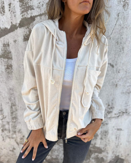 Women's Corduroy Cardigan - Fashinoza