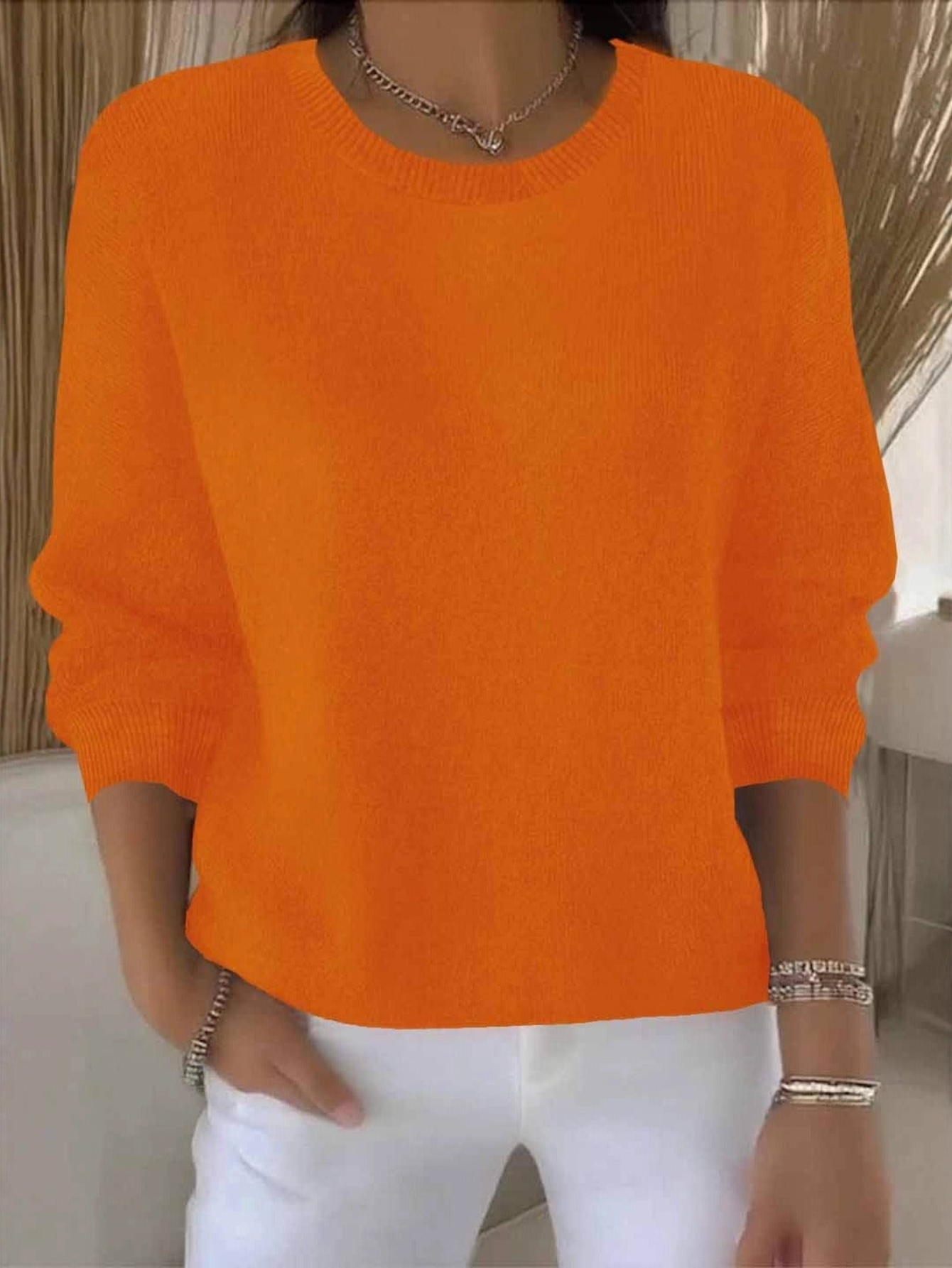 Women's Soft Fine-Knit Sweater