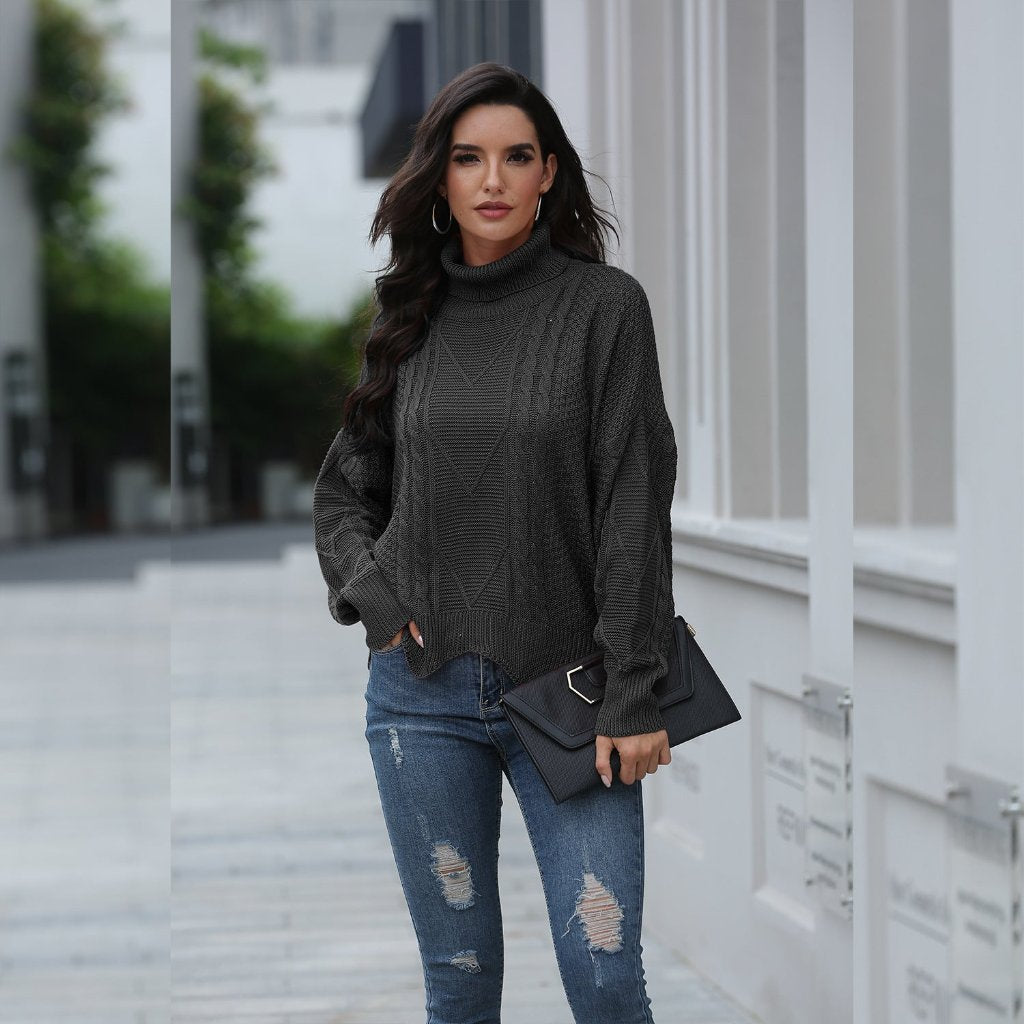 Elowara | Cozy Women’s Turtleneck Sweater