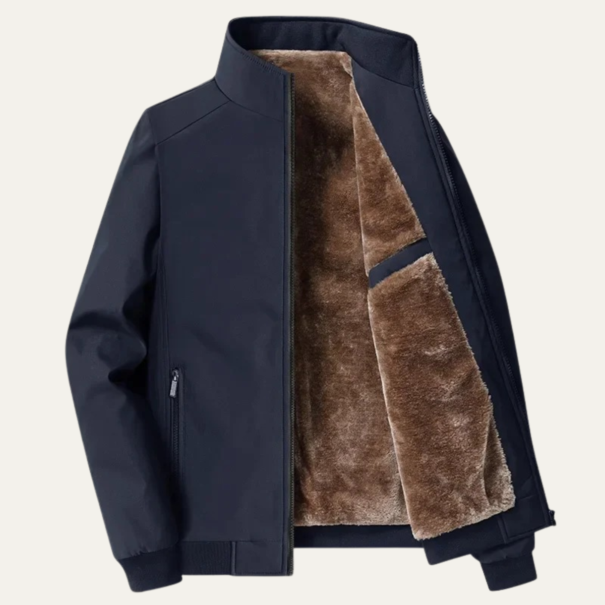 Men's Waterproof Thermal Winter Jacket Fleece Lined - Fashinoza