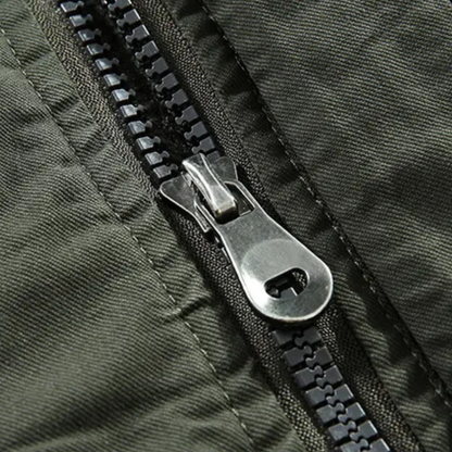 Men's Casual Hooded Cotton Jacket Warm Lining