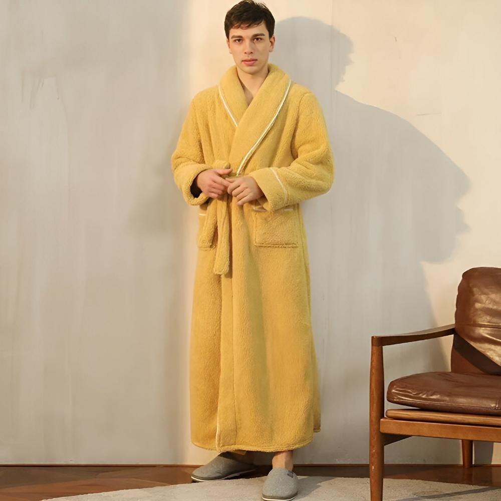 Luxe Fleece Bathrobe Soft Warm Comfortable
