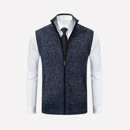 Men's Zip Front Vest - Fashinoza