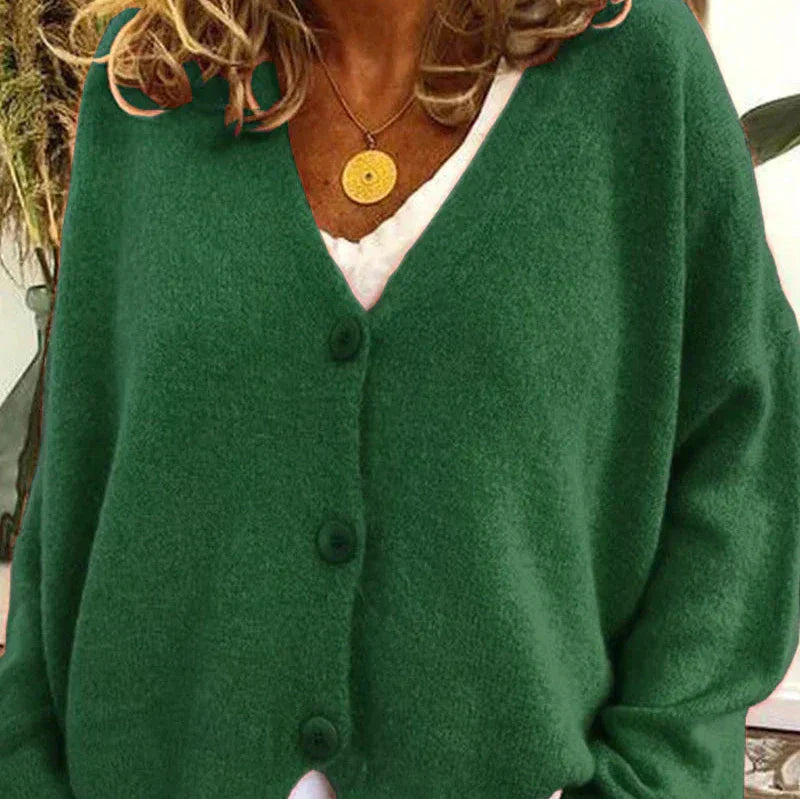 Alana | Women Winter Button Front Cardigan
