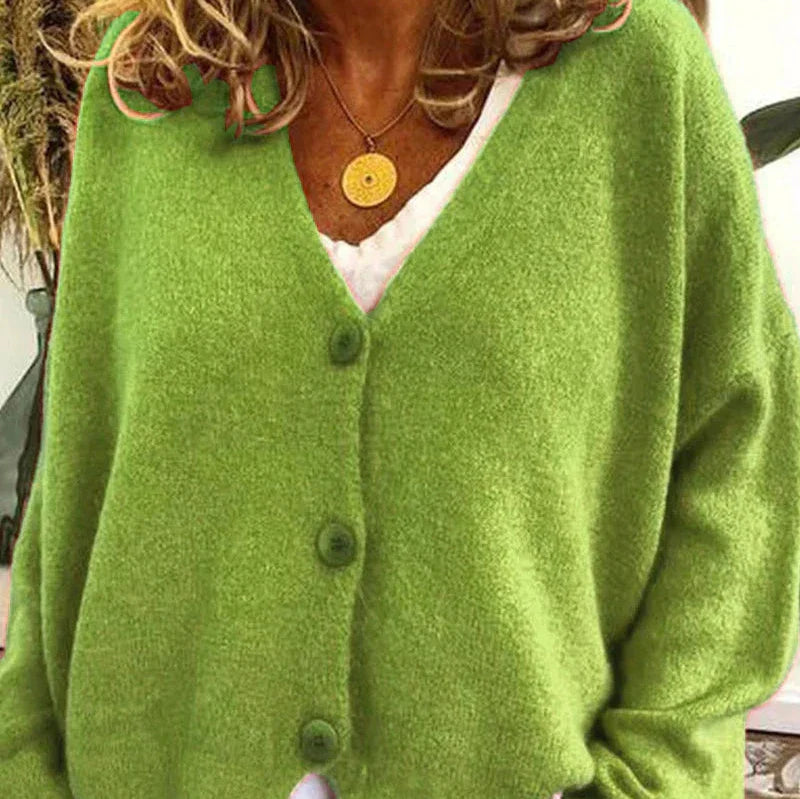 Alana | Women Winter Button Front Cardigan