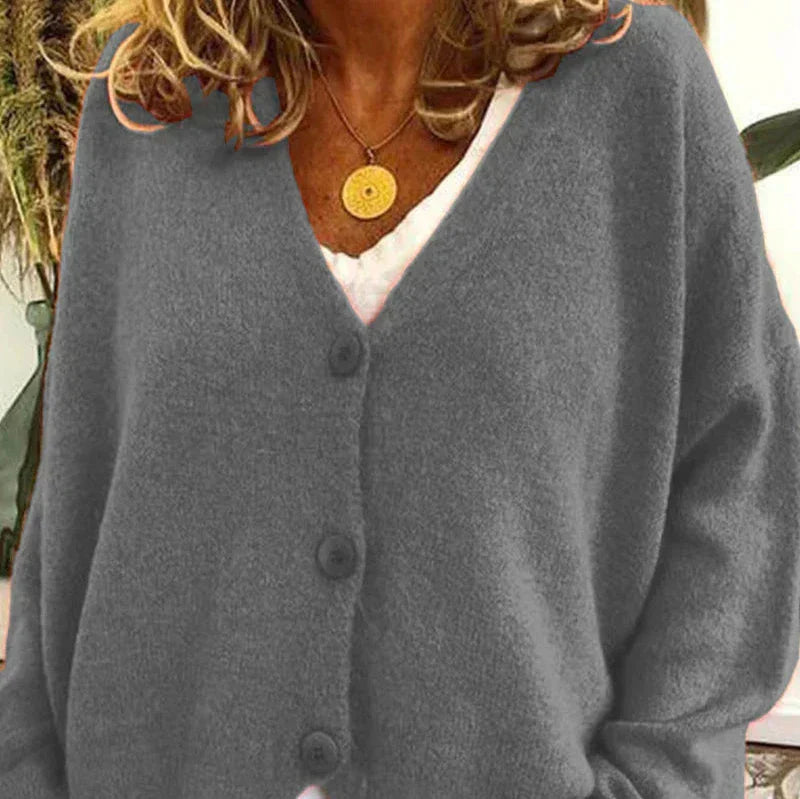 Alana | Women Winter Button Front Cardigan