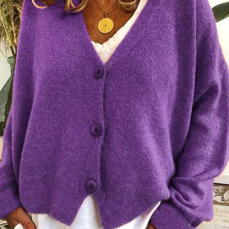 Alana | Women Winter Button Front Cardigan