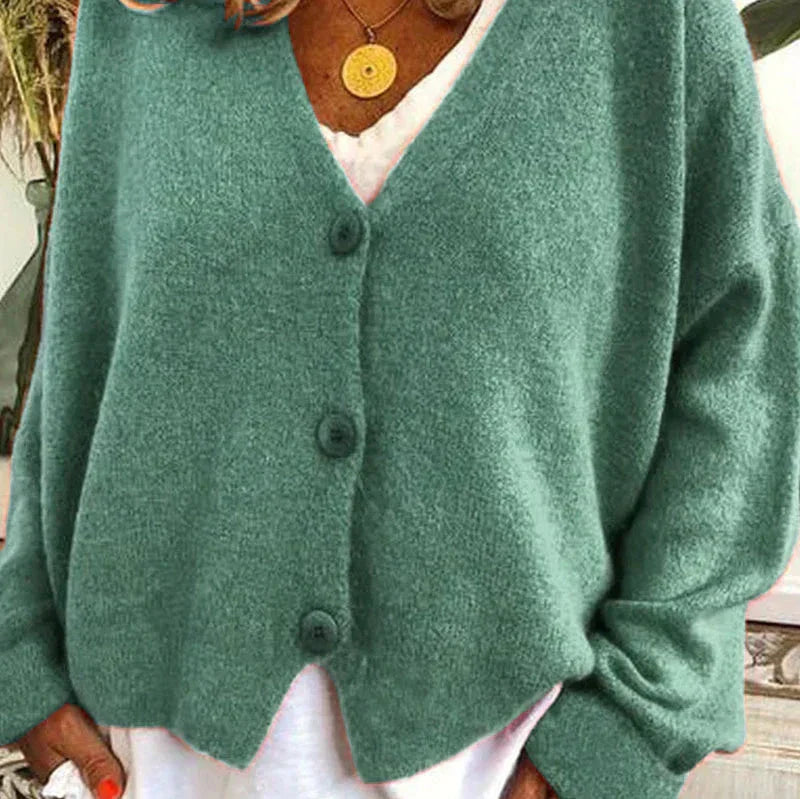 Alana | Women Winter Button Front Cardigan