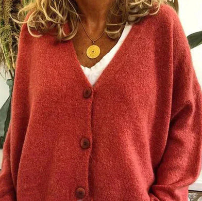 Alana | Women Winter Button Front Cardigan