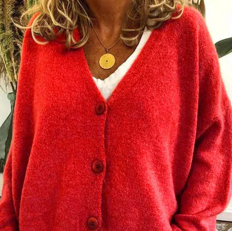 Alana | Women Winter Button Front Cardigan