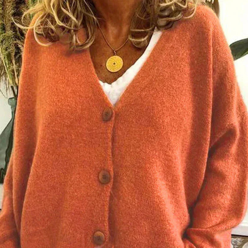Alana | Women Winter Button Front Cardigan
