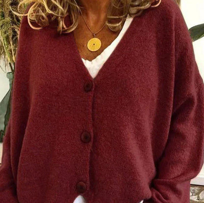 Alana | Women Winter Button Front Cardigan