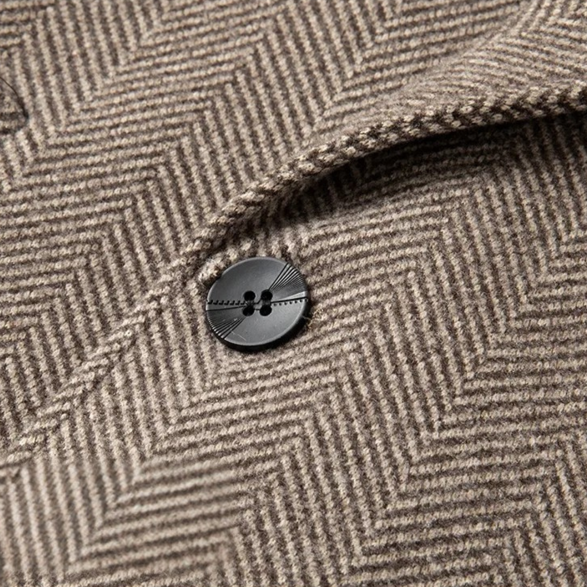Men's Slim Fit Wool Overcoat