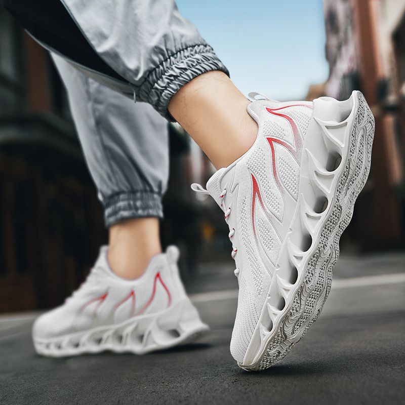 Unisex Casual Sneakers Lightweight Breathable Running Shoes Non-Slip Sports Trainers
