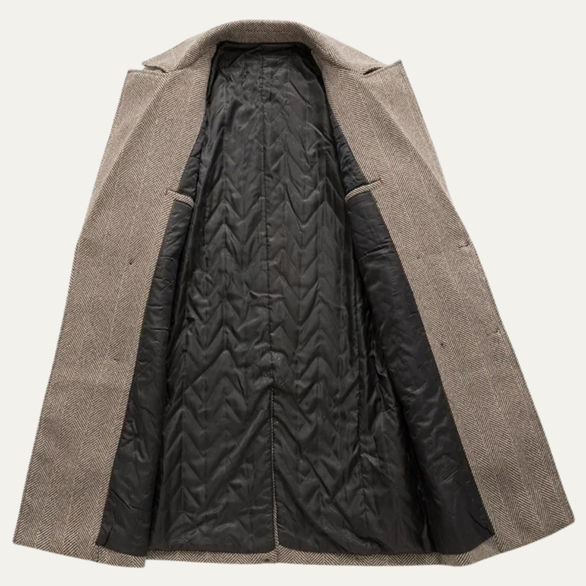 Men's Slim Fit Wool Overcoat