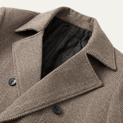 Men's Slim Fit Wool Overcoat