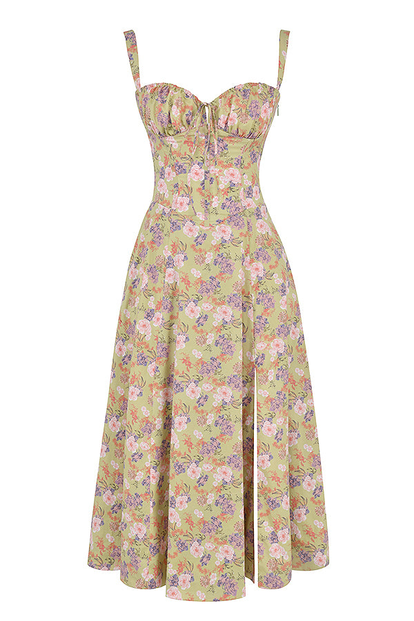 Women's Floral Waist Shaping Dress
