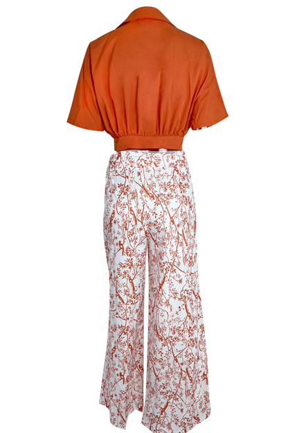 Women's Two-Piece Flowy Maxi Dress Set