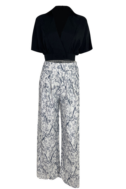 Women's Two-Piece Flowy Maxi Dress Set