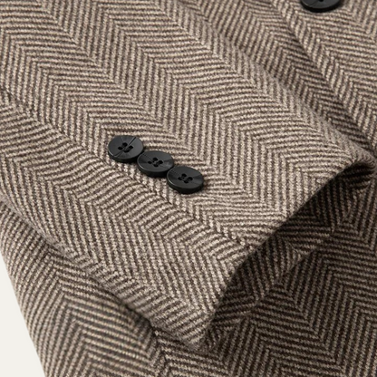 Men's Slim Fit Wool Overcoat