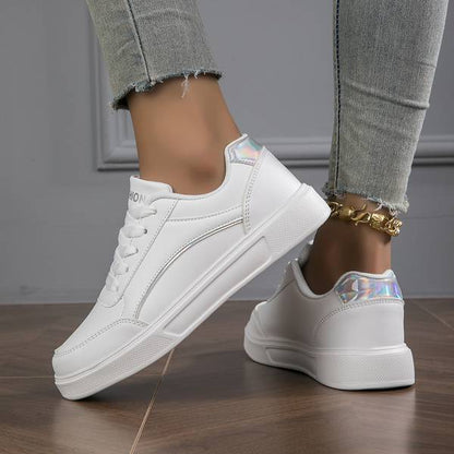 Women's Orthopedic Sneakers Pu Leather White