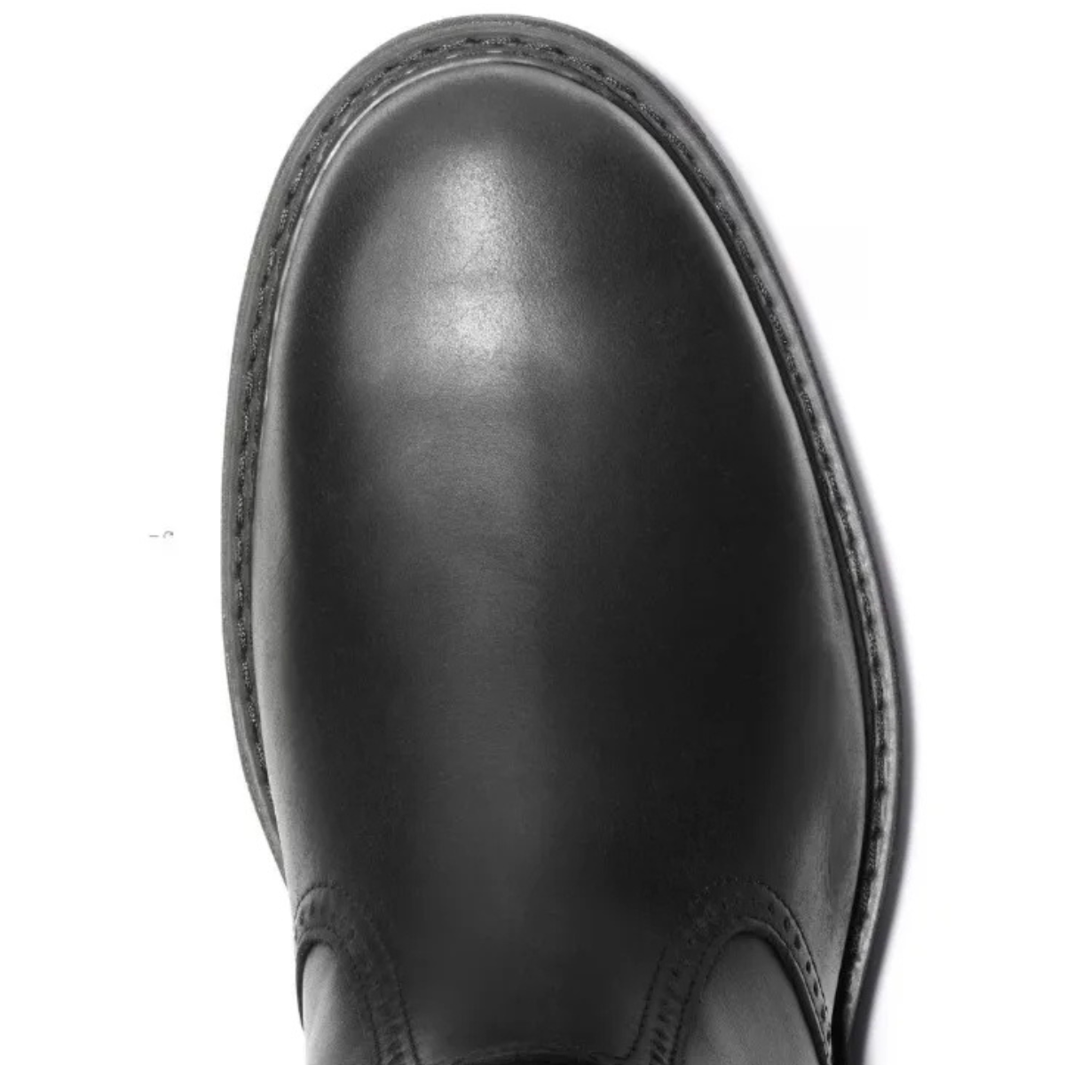 Men's Leather Chelsea Boots Classic Slip On Black