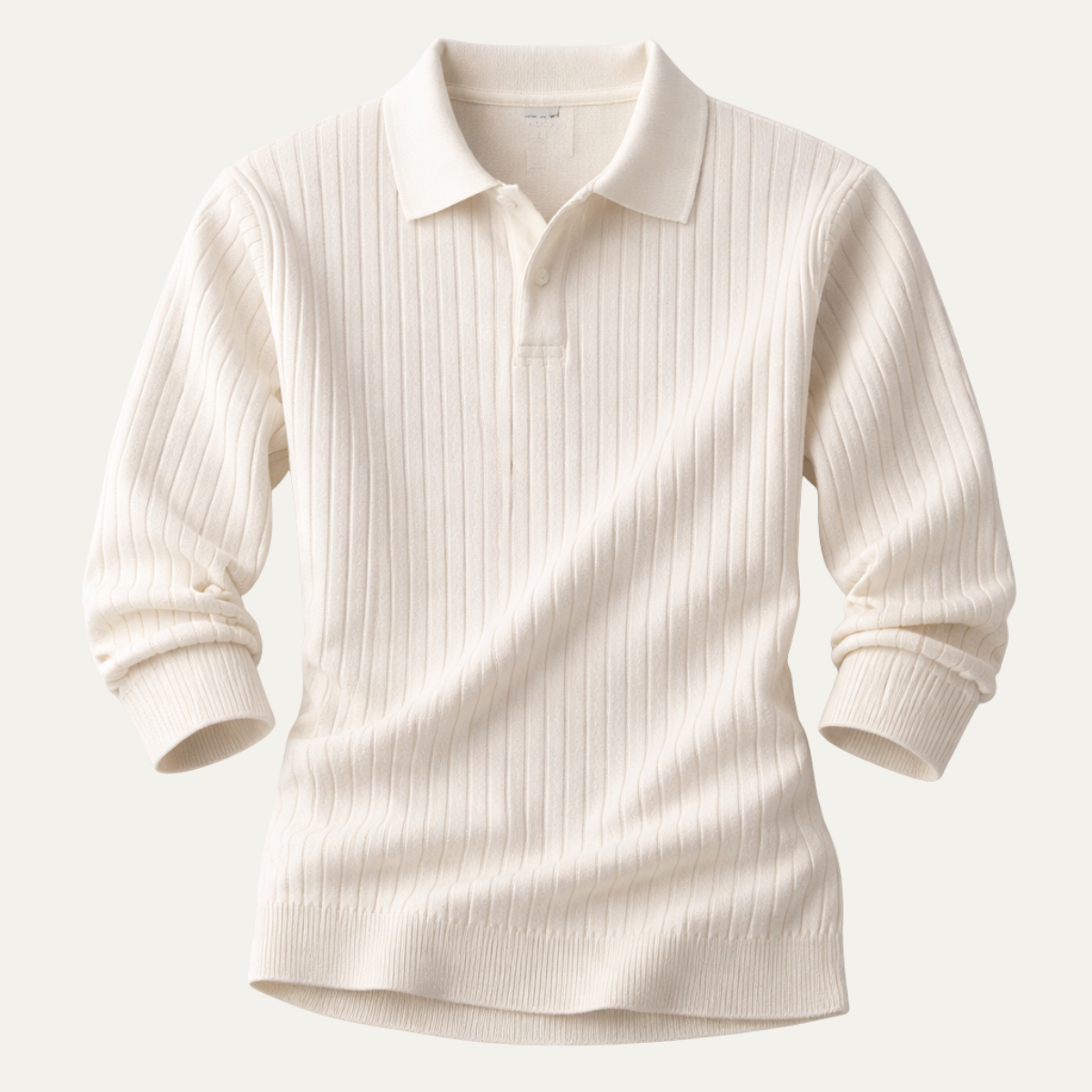 Men's V Neck Jacquard Polo Shirt - Fashinoza