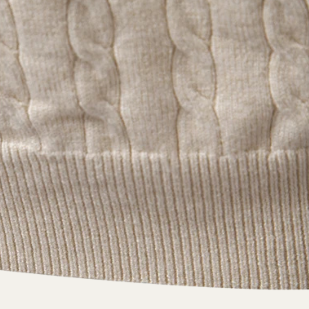 Men's Cotton Polo Sweater Soft Knit Casual