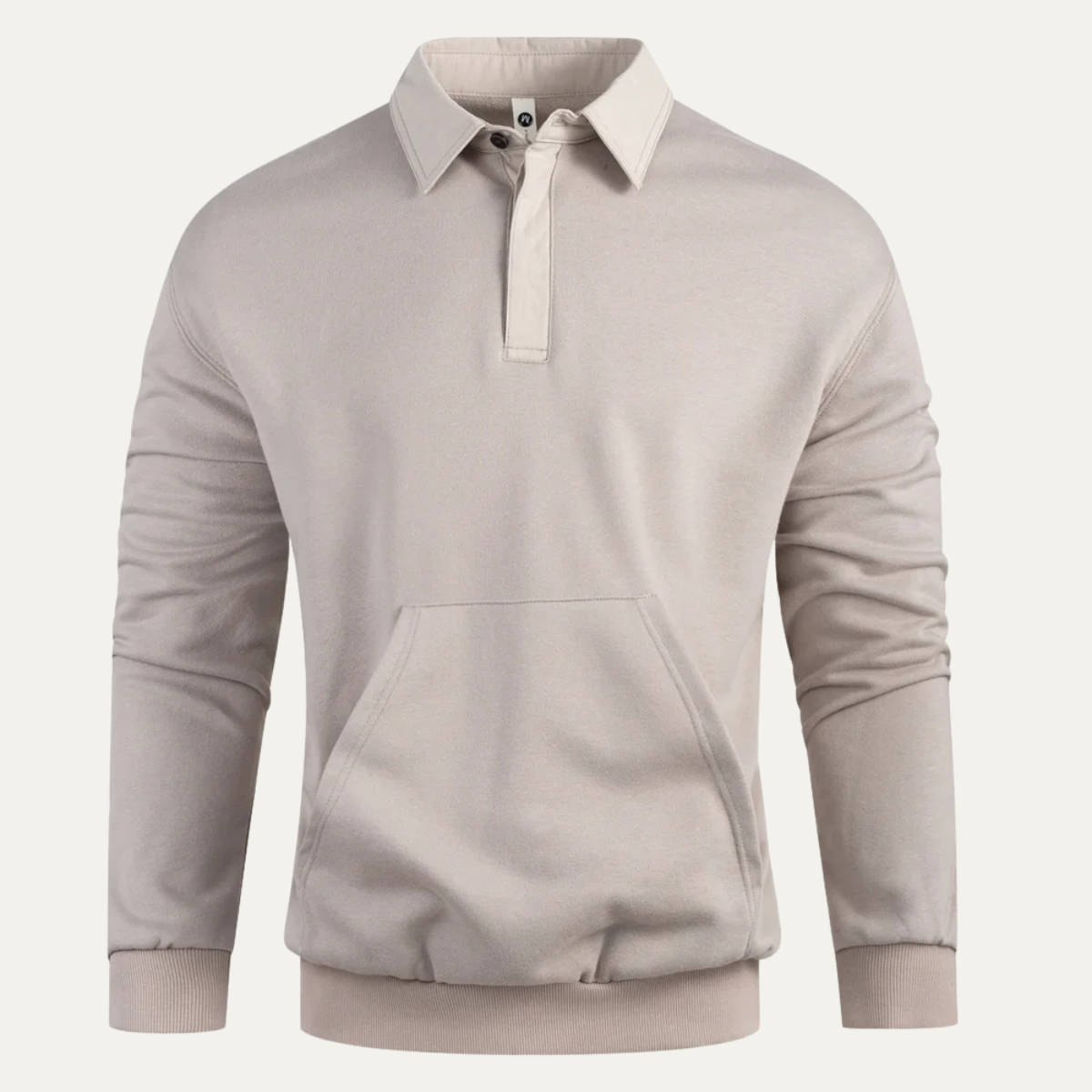 Marettimo Men's Cotton Polo Sweater With Pocket - Fashinoza