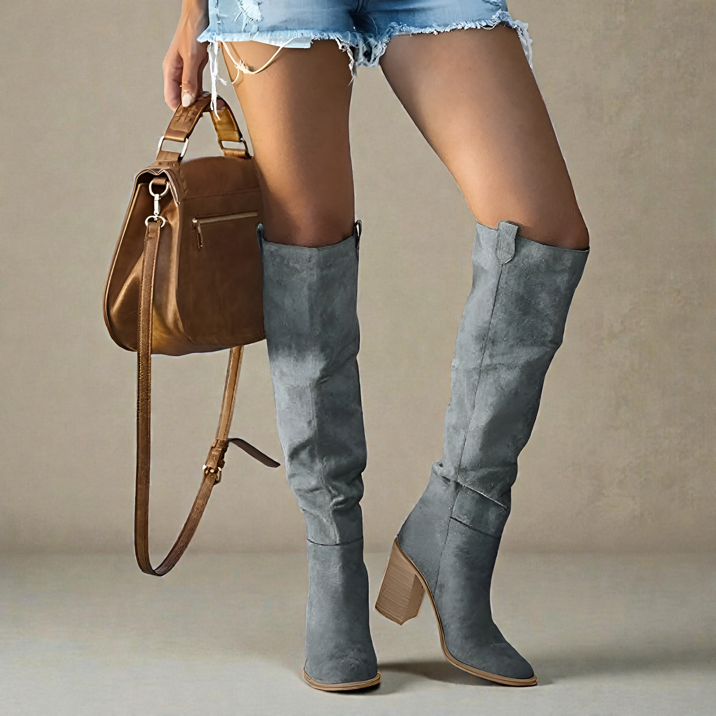 Women's Orthopedic Knee High Boots - Fashinoza