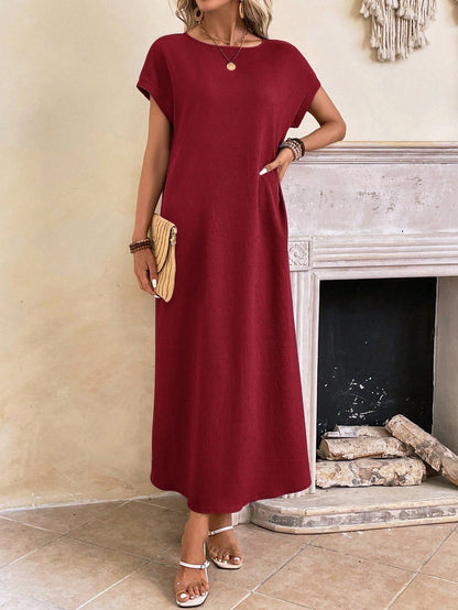 Stella - Casual Batwing Tunic Dress