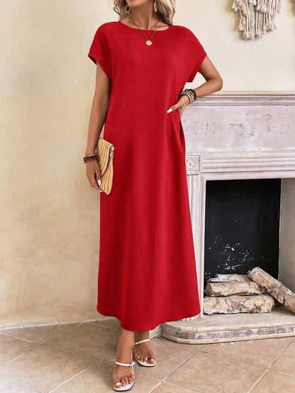 Stella - Casual Batwing Tunic Dress