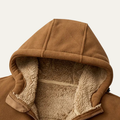 Hearthstone Men's Fleece Lined Hooded Jacket